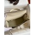 Hermes Kelly Sellier 25 Handmade Bag In Nata Epsom Calfskin