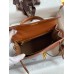 Hermes Kelly Sellier 25 Handmade Bag In Gold Barenia Calfskin