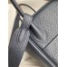 Hermes Lindy 30 Handmade Bag In Blue Nuit Clemence Leather
