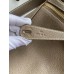 Hermes Lindy 30 Handmade Bag In Taupe Clemence Leather
