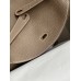 Hermes Lindy 30 Handmade Bag In Taupe Clemence Leather