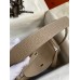 Hermes Lindy 30 Handmade Bag In Tourterelle Clemence Leather