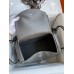 Hermes Lindy 30 Handmade Bag In Grey Swift Calfskin