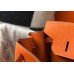 Hermes Birkin 30cm Bag In Orange Clemence Leather GHW
