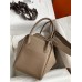 Hermes Lindy 30 Handmade Bag In Taupe Swift Calfskin