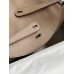 Hermes Lindy 30 Handmade Bag In Taupe Swift Calfskin