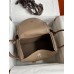Hermes Lindy 30 Handmade Bag In Taupe Swift Calfskin