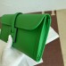 Hermes Jige Elan 29 Clutch Bag In Bamboo Epsom Leather