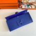 Hermes Jige Elan 29 Clutch Bag In Blue Electric Epsom Leather