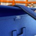 Hermes Jige Elan 29 Clutch Bag In Blue Electric Epsom Leather