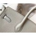 Hermes Birkin 30cm Bag In Pearl Grey Clemence Leather GHW