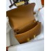 Hermes Constance 24 Handmade Bag In Gold Barenia Calfskin