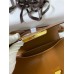 Hermes Constance 24 Handmade Bag In Gold Barenia Calfskin