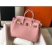Hermes Birkin 30cm Bag In Pink Clemence Leather GHW