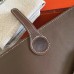 Hermes Dogon Duo Wallet In Taupe Clemence Leather