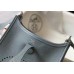 Hermes Evelyne III TPM Bag In Blue Lin Clemence Leather