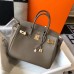 Hermes Birkin 30cm Bag In Taupe Clemence Leather GHW