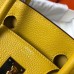 Hermes Birkin 30cm Bag In Yellow Clemence Leather GHW