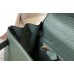 Hermes Kelly 25cm Retourne Bag In Vert Amande Clemence Leather