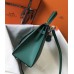 Hermes Kelly 25cm Sellier Bag In Malachite Epsom Leather