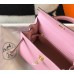 Hermes Kelly 25cm Sellier Bag In Mauve Sylvestre Epsom Leather