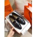 Hermes Royal Loafers In Black Calfksin