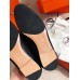 Hermes Royal Loafers In Black Calfksin