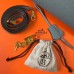 Hermes Kelly 25cm Retourne Bag In Blue Lin Clemence Leather