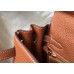 Hermes Kelly 25cm Retourne Bag In Gold Clemence Leather
