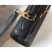 Hermes Kelly 25cm Retourne Bag In Black Clemence Leather