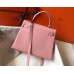 Hermes Kelly 25cm Retourne Bag In Pink Clemence Leather