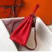 Hermes Kelly 25cm Retourne Bag In Red Clemence Leather