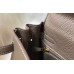 Hermes Kelly 25cm Retourne Bag In Taupe Clemence Leather