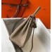 Hermes Kelly 25cm Retourne Bag In Tourterelle Clemence Leather