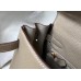Hermes Kelly 25cm Retourne Bag In Tourterelle Clemence Leather