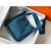 Hermes Evelyne III 29 PM Bag In Blue Jean Clemence Leather