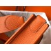 Hermes Evelyne III 29 PM Bag In Orange Clemence Leather