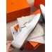 Hermes Royal Loafers In White Calfksin