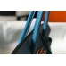Hermes Birkin 35cm Bag In Blue Jean Clemence Leather GHW