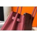 Hermes Birkin 35cm Bag In Bordeaux Clemence Leather GHW