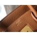 Hermes Birkin 35cm Bag In Gold Clemence Leather GHW