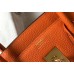 Hermes Birkin 35cm Bag In Orange Clemence Leather GHW