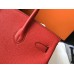 Hermes Birkin 35cm Bag In Red Clemence Leather GHW