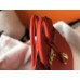 Hermes Birkin 35cm Bag In Red Clemence Leather GHW