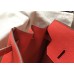 Hermes Birkin 35cm Bag In Red Clemence Leather GHW