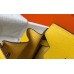 Hermes Birkin 35cm Bag In Yellow Clemence Leather GHW