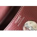Hermes Lindy 26cm Bag In Bordeaux Clemence Leather PHW