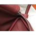 Hermes Lindy 26cm Bag In Bordeaux Clemence Leather PHW