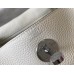 Hermes Lindy 26cm Bag In Beton Clemence Leather PHW