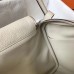 Hermes Lindy 26cm Bag In Beton Clemence Leather PHW
